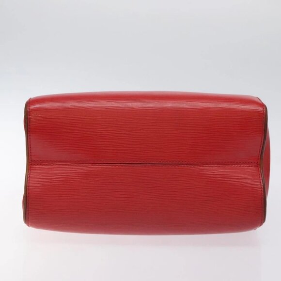 LOUIS VUITTON Epi Dock PM Hand Bag Red LV - Picture 6 of 15